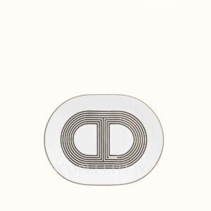 hermes rallye 24 white|Rallye 24 oval plate, mini model .